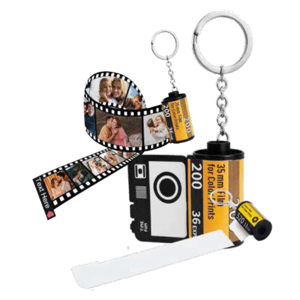 Llavero rollo fotográfico